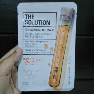 The Face Shop The Solution Nourishing Face Mask - Propolis