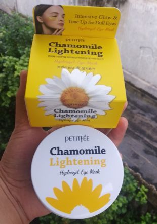 Petitfee Chamommile Lightening Hydrogel Eye Mask 