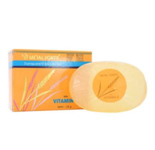 Metal Fortis Transparent Beauty Bar With Vitamin E
