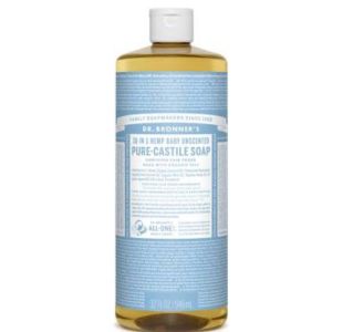 Dr. Bronner's Pure-Castile Liquid Soap Baby Unscented