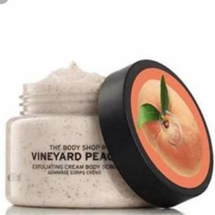 The Body Shop Vineyard Peach Exfoliating Cream Body Scrub 