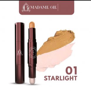 Madame Gie Halographic 2-in-1 Highlighter & Contour 01 Starlight