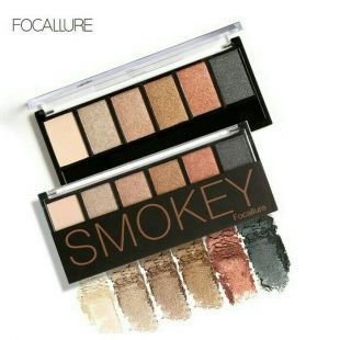 Focallure Smokey 6 Color Eyeshadow Palette 06