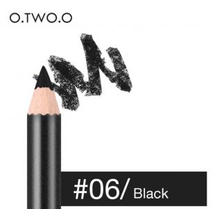 O.TWO.O Waterproof Eyebrow & Eyes Pencil 06 Black