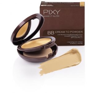 PIXY Make It Glow BB Cream to Powder Neutral Beige