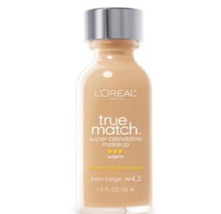 L'Oreal Paris True Match Super-Blendable Liquid Foundation W4.5 Fresh Beige