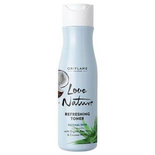 Oriflame Love Nature Refreshing Toner Organic Aloe Vera and Coconut Water