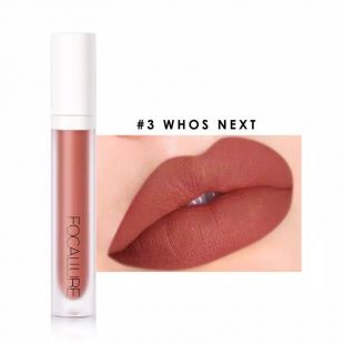 Focallure Velvet Liquid Lipstick For Plump Smooth Lips 03 Whos Next