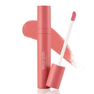 Wardah Colorfit Velvet Matte Lip Mousse 02 Joyful Orange