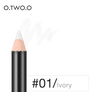 O.TWO.O Waterproof Eyebrow & Eyes Pencil 01 Ivory