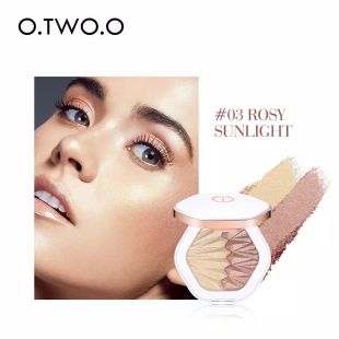O.TWO.O Glowing Highlight Powdery Cake 03 Rosy Sunlight