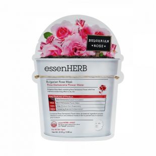 essenHERB Bulgarian Rose Mask Rosa Damascena Flower Water