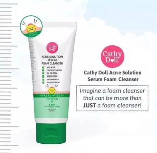 Cathy Doll cathy doll acne solution serum foam cleanser 