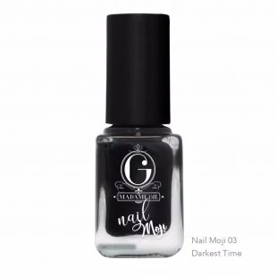 Madame Gie Nail Moji Monochrome Series 03 Darkest Time