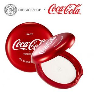 The Face Shop Coca Cola Oil Clear Blotting Pact 