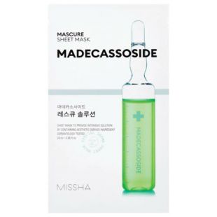 Missha Mascure Rescue Solution Sheet Mask Madecasoside