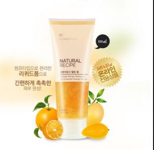 The Face Shop Natural Recipe Orange Mango Peeling Gel 