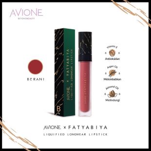 avione Liquified Longwear Lipstick x Fatya Biya Berani