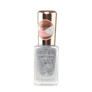 Miniso Water Based Nail Polish Shimmer Silver