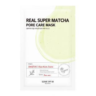 Some by Mi Real Mask Pack Real Super Matcha Pore Care Mask