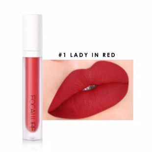 Focallure Velvet Liquid Lipstick For Plump Smooth Lips 01 Lady In Red