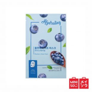 Miniso Sheet Mask Blueberry