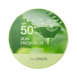 the SAEM Jeju Fresh Aloe Cooling Cushion Natural Beige 