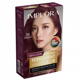 Implora Permanent Hair Color 06 Burgundy