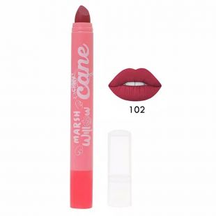 Marshwillow Candy Cane Matte Lip Crayon Red Series 102