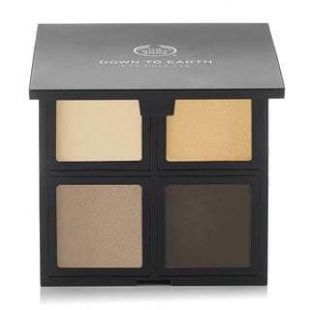 The Body Shop Down To Earth Quad Eye Palette 01 Smoky Gold