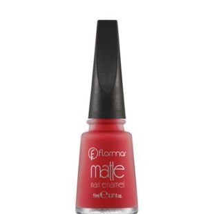 Flormar Matte Nail Enamel M 07 Volcanic Red