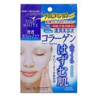 KOSE Cosmeport Clear Turn White Mask Collagen 