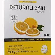 Cherimoa Return II Skin Lemon Mask Pack