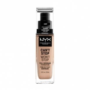 NYX Cant Stop Wont Stop Full Coverage Foundation Light