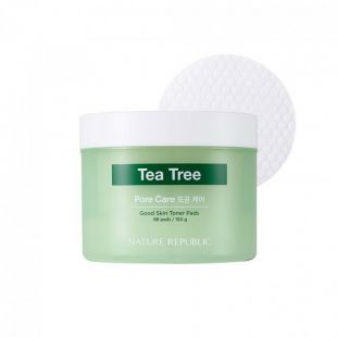 Nature Republic Good Skin Ampoule Toner Pad Tea Tree