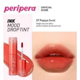 Peripera Ink Mood Drop Tint 07 Papaya Coral