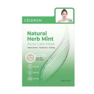 Celebon Natural Herb Mint Acne Care Mask