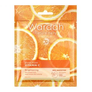 Wardah Nature Daily Brightening Sheet Mask Vitamin C