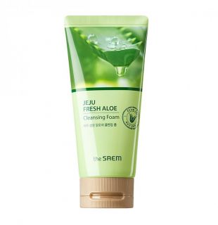 the SAEM Jeju Fresh Aloe Cleansing Foam 