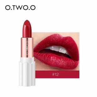 O.TWO.O O.TWO.O Plum Blossom Lipstick Nude Rich Color Waterproof Moisturizer 12