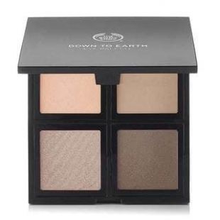 The Body Shop Down To Earth Quad Eye Palette 02 Smoky Brown