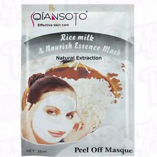 QIANSOTO Qiansoto Peel Off Mask Rice Milk and Nourish Essence Mask