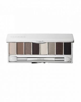 CLINIQUE All About Shadow 8 Pan Palette Wear Everywhere Greys