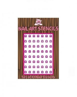 Piggy Paint Combo Pack Nail Stencil Pink