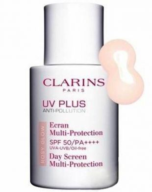 Clarins UV Plus Anti-Pollution Sunscreen Multi-Protection Broad Spectrum SPF 50 Rosy Glow