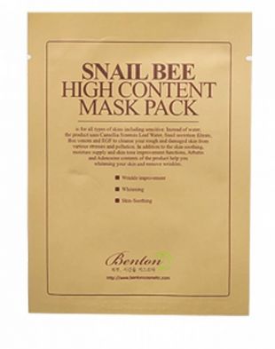 Benton Snail Bee High Content Mask Pack 
