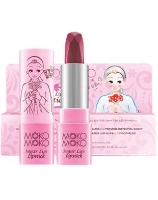 Moko moko Sugar Lips Lipstick Dark Red