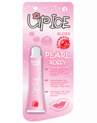 Lip Ice Pearl Rosy Gloss Strawberry