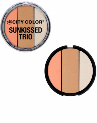 City Color Sunkissed Trio Bronzed Peach