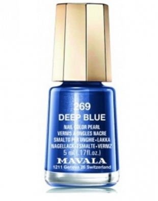 Mavala Nail Color Pearl Deep Blue